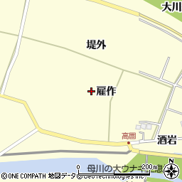 徳島県海部郡海陽町高園小林周辺の地図