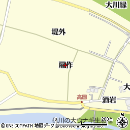徳島県海部郡海陽町高園雇作18-1周辺の地図