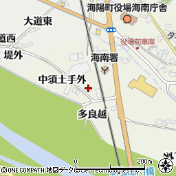 徳島県海部郡海陽町大里松ノ本69周辺の地図