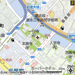 日蓮宗本長寺周辺の地図