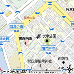 神屋町パーク駐車場周辺の地図