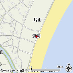徳島県海部郡海陽町大里浜崎周辺の地図