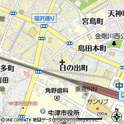 中津商店街連合会周辺の地図