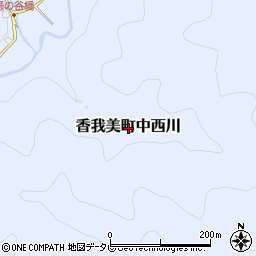 高知県香南市香我美町中西川周辺の地図