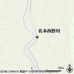 和歌山県西牟婁郡すさみ町佐本西野川30周辺の地図
