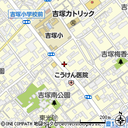 ミニストップ博多吉塚３丁目店周辺の地図