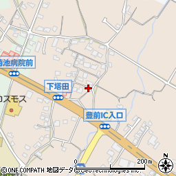 福岡県豊前市塔田764周辺の地図