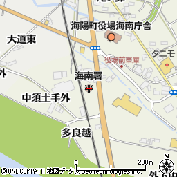 徳島県海部郡海陽町大里松ノ本67周辺の地図