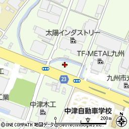 ファミリーマート中津北店周辺の地図