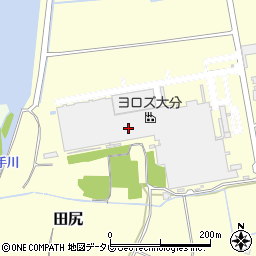 株式会社ヨロズサービス　中津店周辺の地図