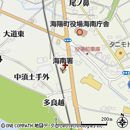 徳島県海部郡海陽町大里松ノ本66周辺の地図