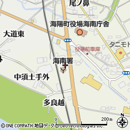 徳島県海部郡海陽町大里松ノ本66周辺の地図