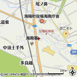 徳島県海部郡海陽町大里松ノ本64周辺の地図