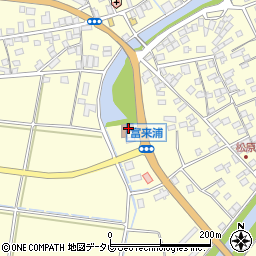 富来郵便局周辺の地図