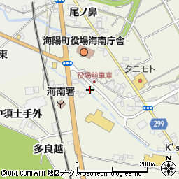 徳島県海部郡海陽町大里松ノ本周辺の地図