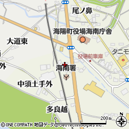 徳島県海部郡海陽町大里松ノ本77周辺の地図