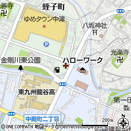 ジョイフル北中津店周辺の地図