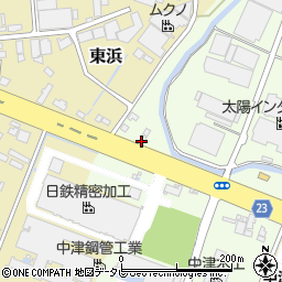 株式会社綜合リース中津周辺の地図