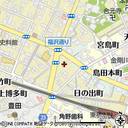 セブンイレブン中津駅北店周辺の地図