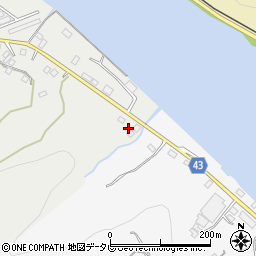愛媛県大洲市長浜町沖浦223-7周辺の地図