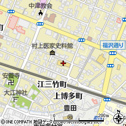 中津家具株式会社　インテリア館ぬくぬく（温温）周辺の地図