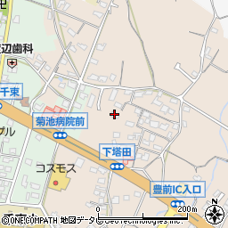 福岡県豊前市塔田719周辺の地図