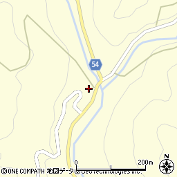 愛媛県大洲市田処715周辺の地図