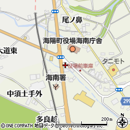 徳島県海部郡海陽町大里松ノ本3周辺の地図