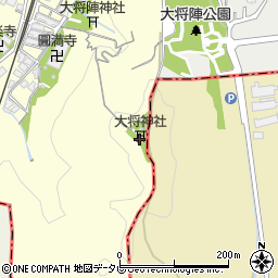 大将神社周辺の地図