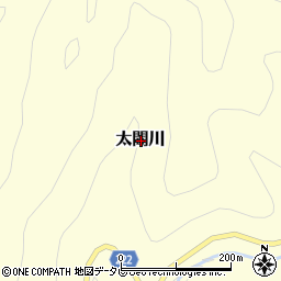 和歌山県西牟婁郡すさみ町太間川周辺の地図