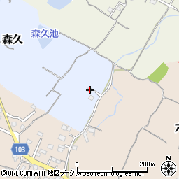 福岡県豊前市森久9周辺の地図