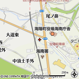 徳島県海部郡海陽町大里松ノ本2周辺の地図