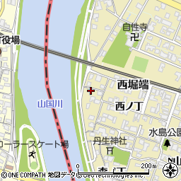 大分県中津市金谷西ノ丁2517-2周辺の地図