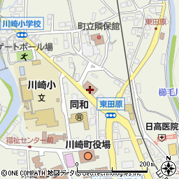 豊前川崎郵便局周辺の地図