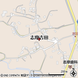 福岡県糸島市志摩吉田周辺の地図