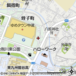 珈琲館 ゆめタウン中津店周辺の地図