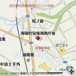 徳島県海陽町（海部郡）周辺の地図
