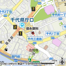 徳永眼科医院周辺の地図