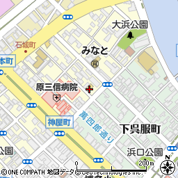 ファミリーマート博多大博町店周辺の地図