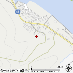 愛媛県大洲市長浜町沖浦119-1周辺の地図