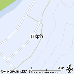 和歌山県西牟婁郡白浜町口ケ谷周辺の地図