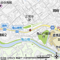 福岡県信用組合亀山支店周辺の地図