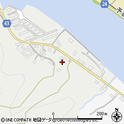 愛媛県大洲市長浜町沖浦149周辺の地図