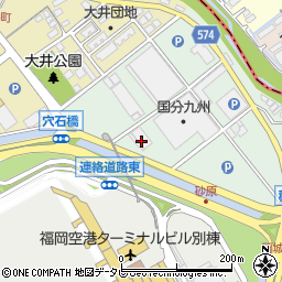 福岡県福岡市博多区空港前1丁目2-48周辺の地図