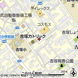 吉塚カトリック教会周辺の地図
