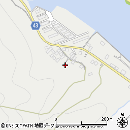 愛媛県大洲市長浜町沖浦118-5周辺の地図