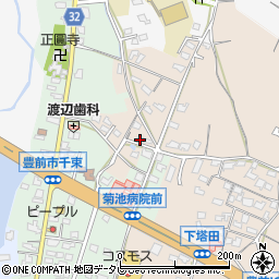 福岡県豊前市塔田1088周辺の地図