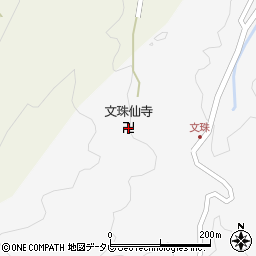 文珠仙寺周辺の地図