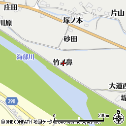 徳島県海部郡海陽町多良竹ノ鼻周辺の地図