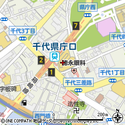博多大丸パピヨンショップ周辺の地図